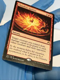 Chandra's Ignition - Magic Origins - MTG Magic Condition Shown In Many Pictures - Image 3