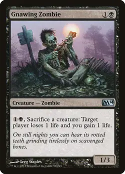 Gnawing Zombie | #99 | M14 | MTG | Regular | LP - Image 1