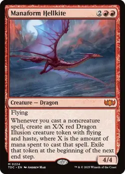 Manaform Hellkite [Tarkir: Dragonstorm] MTG - Image 1