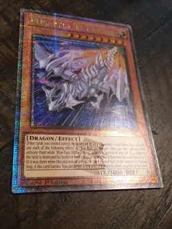 Blue-Eyes Jet Dragon 1st Edition Quarter Century Secret Rare RA02-EN017 Yu-Gi-Oh - Image 1
