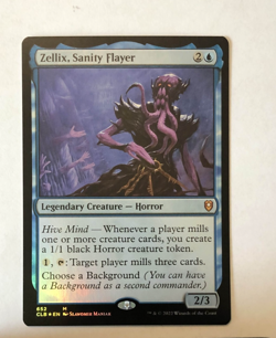 MTG Zellix, Sanity Flayer *FOIL* Commander Legends: Baldur's Gate 652 - Image 1