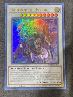 YuGiOh! - Baronne De Fleur MAZE-EN051 Ultra Rare 1st Edition Near Mint - Image 1