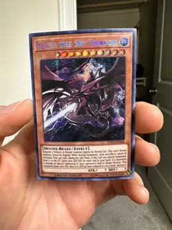 Yugioh Slifer the Sky Dragon TN19-EN008 Limited Edition Secret Rare Holo - NM - Image 1
