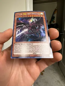 Yugioh Slifer the Sky Dragon TN19-EN008 Limited Edition Secret Rare Holo - NM - Image 4