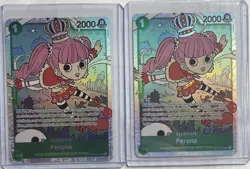 One Piece TCG - Perona OP12-034 Super Rare Foil English NEAR MINT 2025 (X2) - Image 1