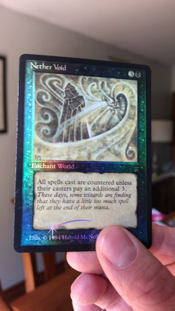 MTG - Nether Void - FOIL - Legacy - EDH - Alt Art - Read - WATCH VIDEO OF ITEM!! - Image 2