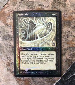 MTG - Nether Void - FOIL - Legacy - EDH - Alt Art - Read - WATCH VIDEO OF ITEM!! - Image 3