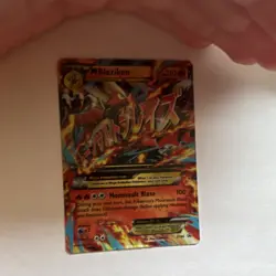 Pokemon M Blaziken EX Full Art Holo Ultra Rare Mega Promo XY XY86 210 HP Card - Image 1