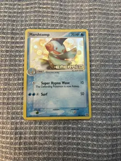 Marshtomp 36/106 🌊 ExEmerald Reverse Holo STAMPED Pokemon Card - Image 4