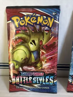 X Pokemon TCG Sword & Shield Battle Styles 2 Booster Packs 10 cards each SEALED 820650808180 - Image 3