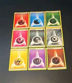 Pokemon Complete 2013 XY Energy Card Lot Lightning Fairy Water Psychic Dark NM - Image 1
