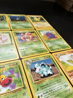 Vintage jungle Pokemon Cards Bundle x 25 Good Condition 1999 WOTC - Image 5