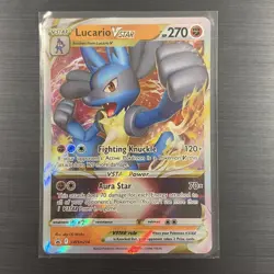 Lucario VSTAR SWSH214 SWSH: Sword & Shield Promo Cards Holo - Image 1