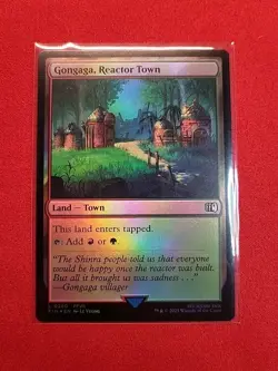 Gongaga, Reactor Town Final Fantasy Foil FIN 280 Land - Image 1