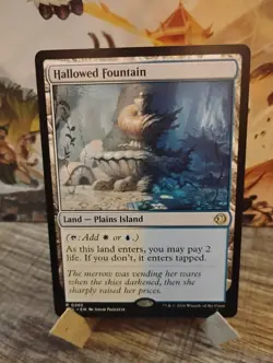 Hallowed Fountain Regular Rare Lorwyn Eclipsed Shock Land NM / Unplayed - Image 1