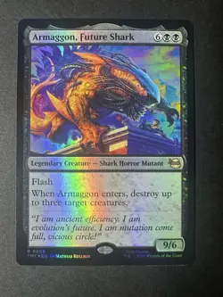 Armaggon, Future Shark (Extended Art Foil) MTG Teenage Mutant Ninja Turtles TMT - Image 1