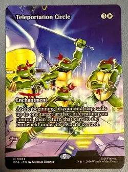 Teleportation Circle (Borderless) Teenage Mutant Ninja Turtles MTG Regular - NM - Image 1