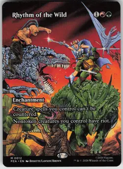 MTG Rhythm of the Wild Borderless Normal NM TMNT Eternal - Image 1
