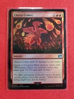 Choco-Comet Final Fantasy Foil FIN 132 MTG Chocobo Red Sorcery - Image 1