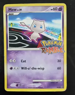 Mew 10/16 Pokemon Rumble Promo Pokemon Card (HP) - Image 1