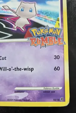Mew 10/16 Pokemon Rumble Promo Pokemon Card (HP) - Image 5