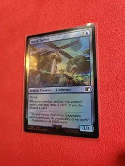 Rook Turret Final Fantasy Foil FIN 69 MTG Artifact Creature Blue - Image 3