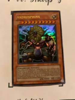 ANDROSPHINX - EP1-DE002 DEUTSCH Yu-Gi-Oh! CARD ULTRA RARE HOLO KONAMI TCG OCG - Image 5
