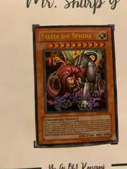 TELEIA DIE SPHINX - EP1-DE003 DEUTSCH YU-Gi-Oh! CARD ULTRA RARE HOLO TCG OCG - Image 2