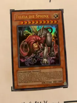 TELEIA DIE SPHINX - EP1-DE003 DEUTSCH YU-Gi-Oh! CARD ULTRA RARE HOLO TCG OCG - Image 4