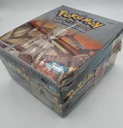 POKEMON - The First Movie Topps Trading Cards BLUE Logo SEALED Box 36 Packs - Image 2