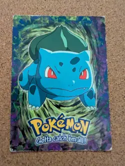 Topps Pokemon Card - Bulbasaur #E1 Stage 1 - Blue Logo - Non Holo - Image 1