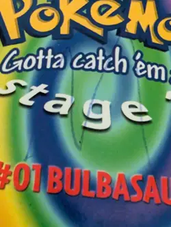 Topps Pokemon Card - Bulbasaur #E1 Stage 1 - Blue Logo - Non Holo - Image 3