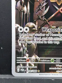 Pokemon Trading Card Game TCG Perfect Order Doublade 098/088 ENG Pack Fresh (a) - Image 4