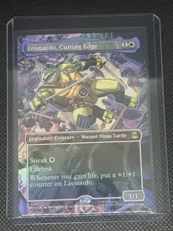 Leonardo, Cutting Edge (Borderless) Teenage Mutant Ninja Turtles Foil - Image 1