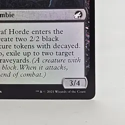 MTG Magic the Gathering Foil Card Diregraf Horde 096/277 MID NM - Image 5