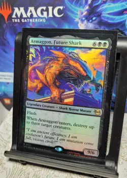 MTG Teenage Mutant Ninja Turtles Armaggon, Future Shark, NM, Foil, Ships Quickly - Image 2