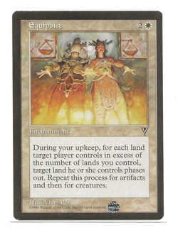 EQUIPOISE MTG Visiones NM ENGLISH x1 Magic Visions - Image 1