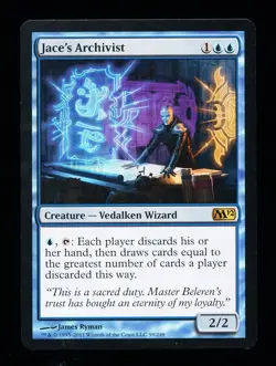 * * 1x Jace's Archivist x1 * * M12 MTG NM Near Mint or Close - Image 1
