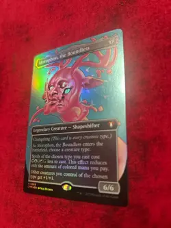 Morophon, the Boundless (Borderless) 669 Commander Masters Foil LP - Image 1