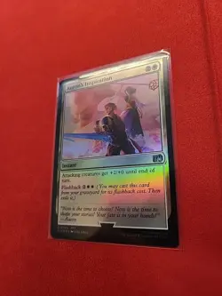 Auron's Inspiration Final Fantasy Foil FIN 8 MTG Instant White - Image 3