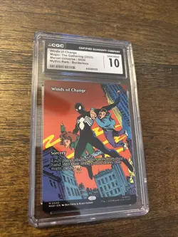 Mtg Spider Man Winds Of Change Mythic Rare Full Art CGC 10 - Image 1