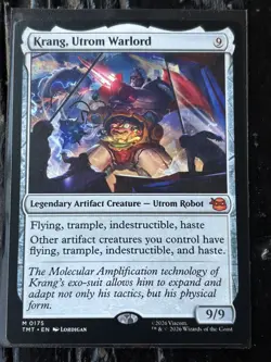 MTG TCG TMNT Krang, Utrom Warlord 0175 Regular Mythic - Image 1