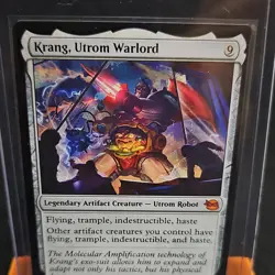 Magic: The Gathering Krang Utrom Warlord Legendary Artifact Creature TMNT - Image 1