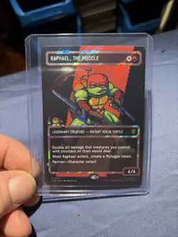 MTG - TMNT - 2026 - NM - Raphael, The Muscle - Variant Surge FoiL 🐢🔥 - Image 2