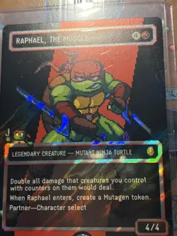 MTG - TMNT - 2026 - NM - Raphael, The Muscle - Variant Surge FoiL 🐢🔥 - Image 3