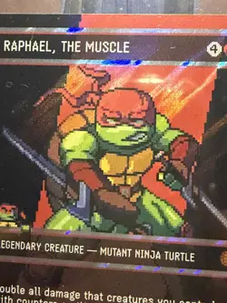 MTG - TMNT - 2026 - NM - Raphael, The Muscle - Variant Surge FoiL 🐢🔥 - Image 4