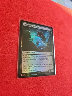 Undercity Dire Rat Final Fantasy Foil FIN 123 MTG Creature - Image 2