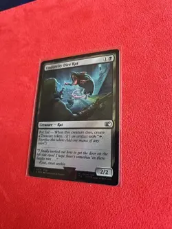 Undercity Dire Rat Final Fantasy Foil FIN 123 MTG Creature - Image 3