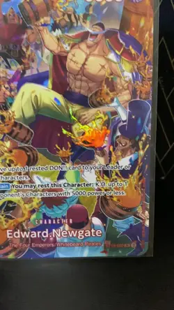 One Piece TCG Edward Newgate SP ST15-002 ALT ART Royal Blood (OP10) - Image 2