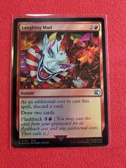 Laughing Mad Final Fantasy Foil FIN 143 Instant MTG - Image 1